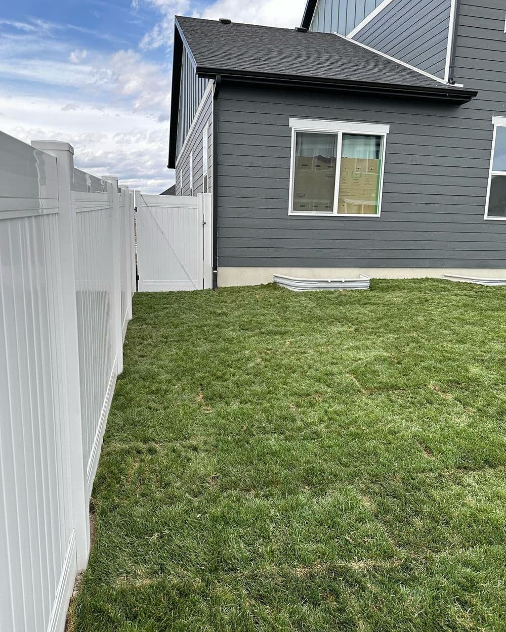 Gallery photos for Dirt Backyard to Clean Sod Lawn in West Valley City: Image #1