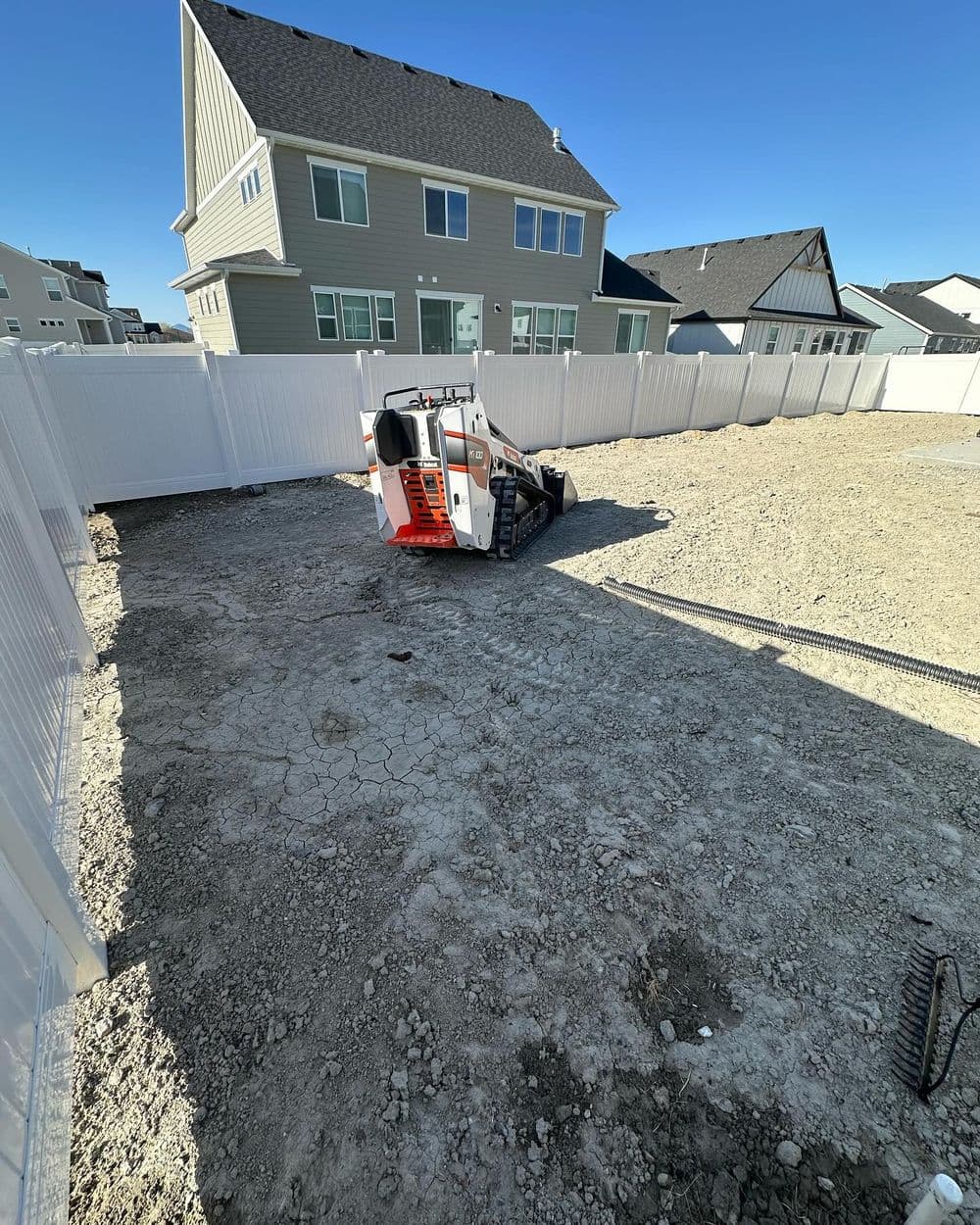 Gallery photos for Dirt Backyard to Clean Sod Lawn in West Valley City: Image #5